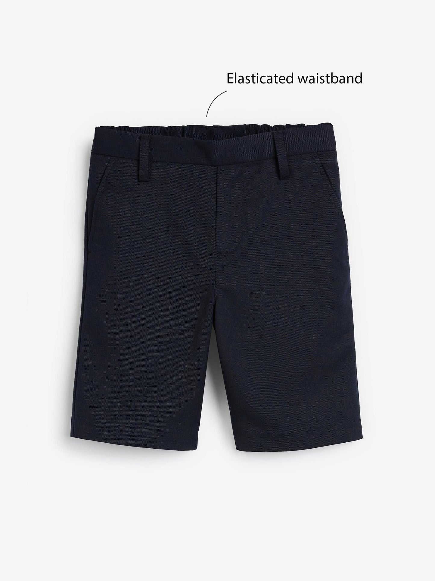 Dsiney Kidz - Navy Single Flat Front School Shorts (3-14yrs) image 5