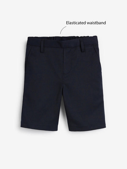 Dsiney Kidz - Navy Single Flat Front School Shorts (3-14yrs) image 5