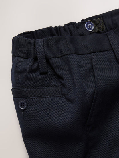 Dsiney Kidz - Navy Single Flat Front School Shorts (3-14yrs) image 6