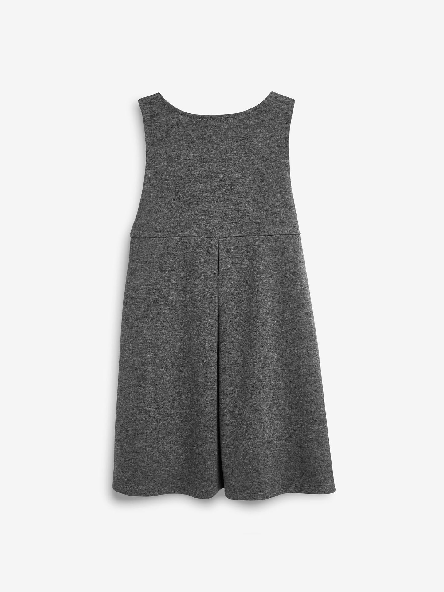 Grey Jersey Stretch Bow School Pinafore (3-14yrs) image 6