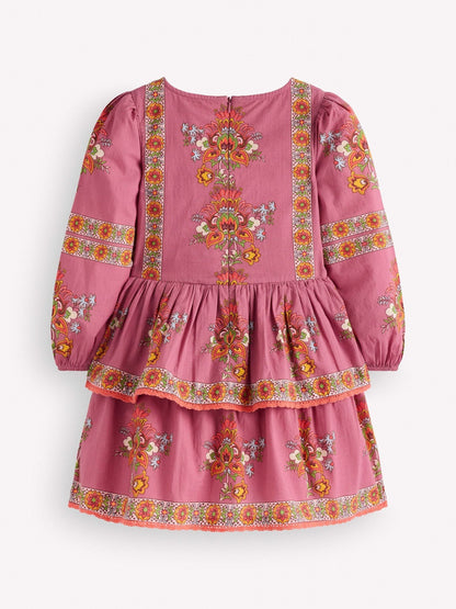 Dsiney Kidz - Boden Pink Gathered Waist Rara Dress image 2