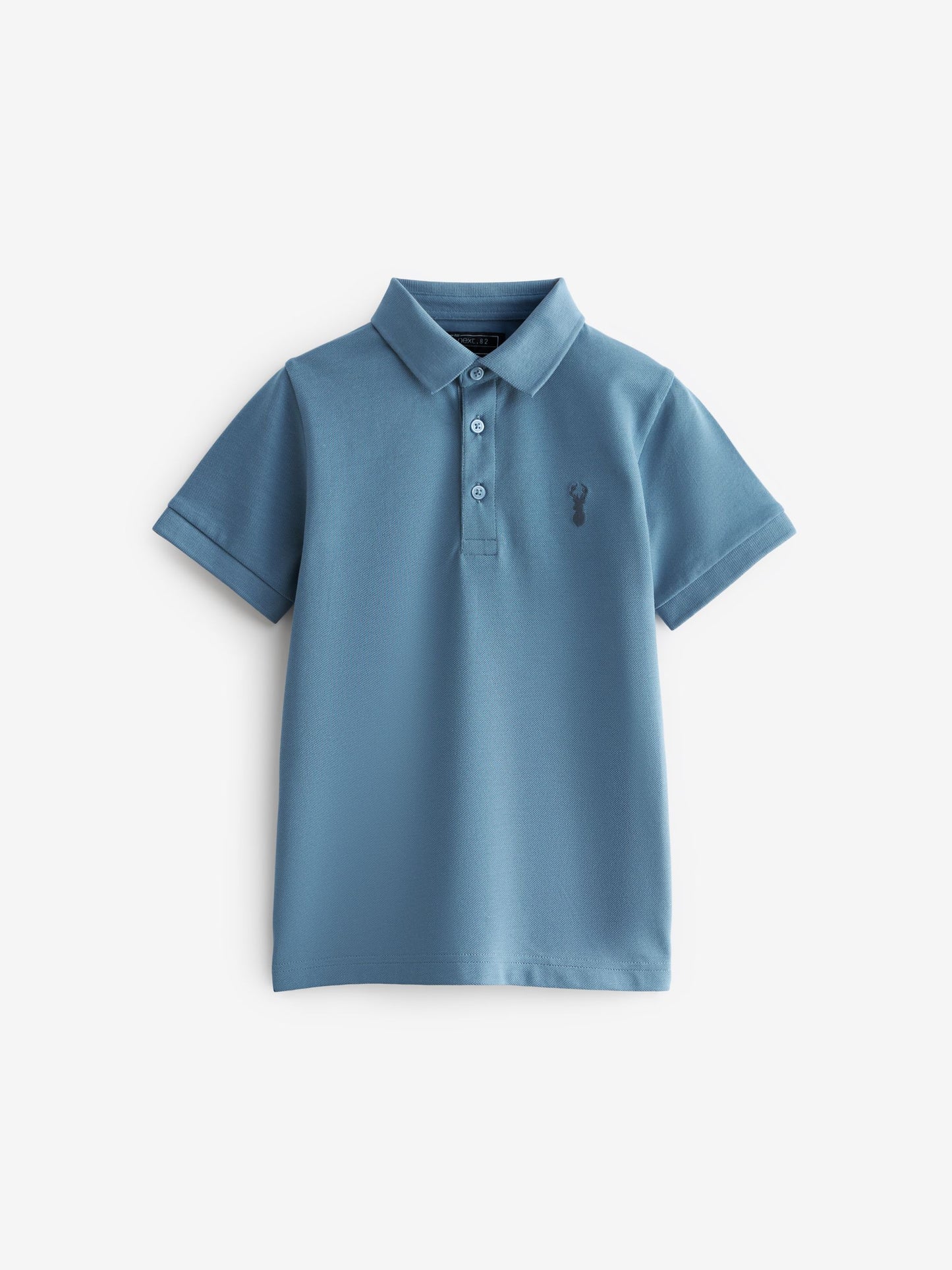 Dsiney Kidz - Stag Blue Mid Short Sleeve Polo Shirt (3-16yrs) image 1