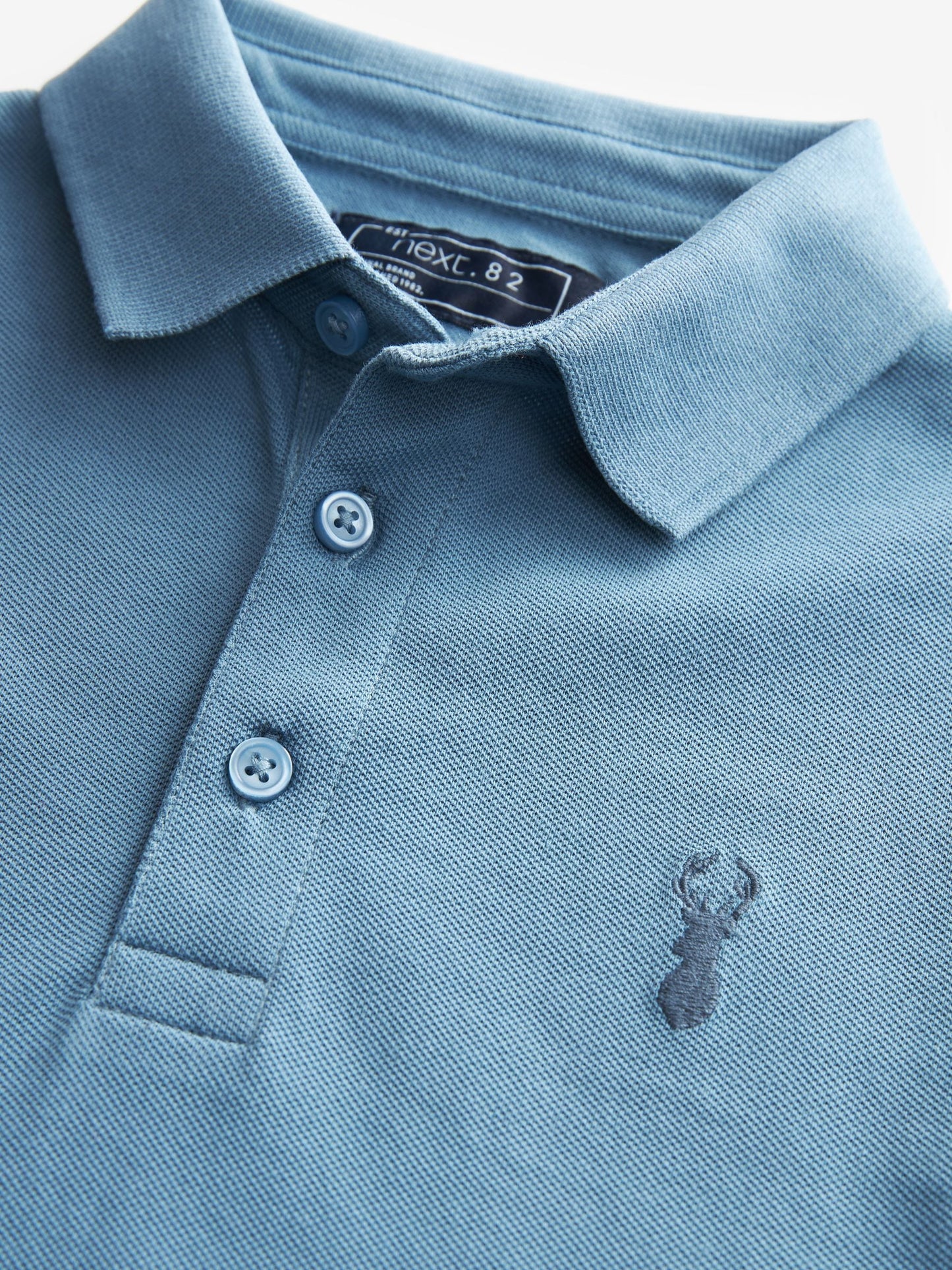 Dsiney Kidz - Stag Blue Mid Short Sleeve Polo Shirt (3-16yrs) image 3