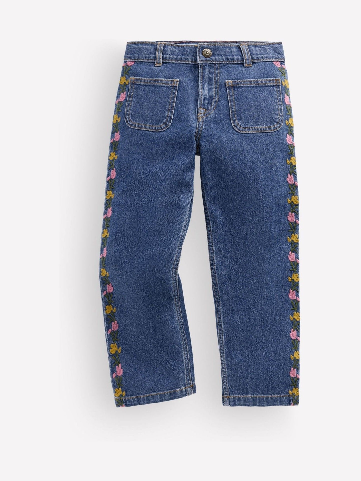 Dsiney Kidz - Boden Blue Patch Pocket Straight Jeans image 1