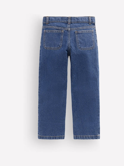 Dsiney Kidz - Boden Blue Patch Pocket Straight Jeans image 2