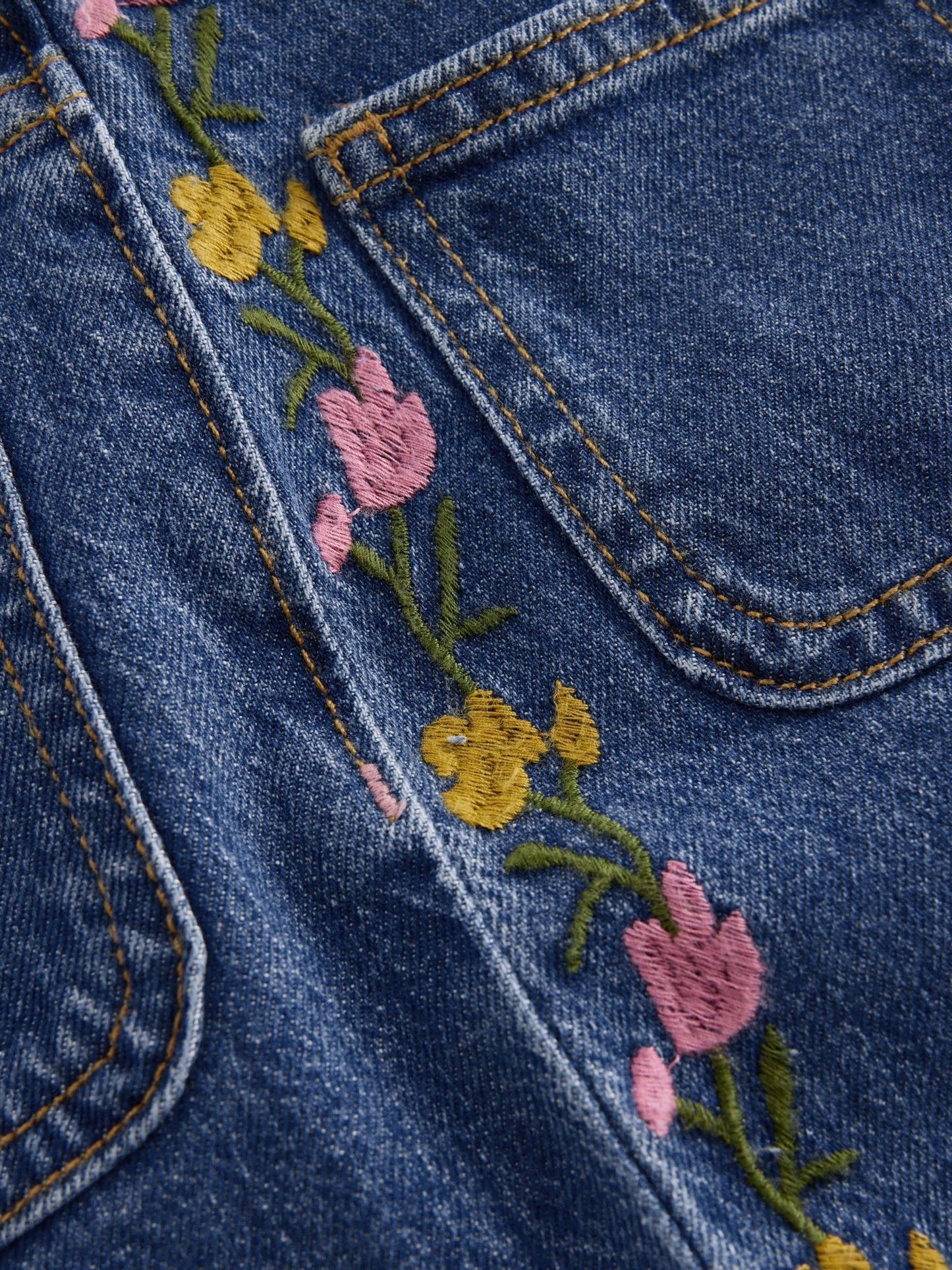 Dsiney Kidz - Boden Blue Patch Pocket Straight Jeans image 3