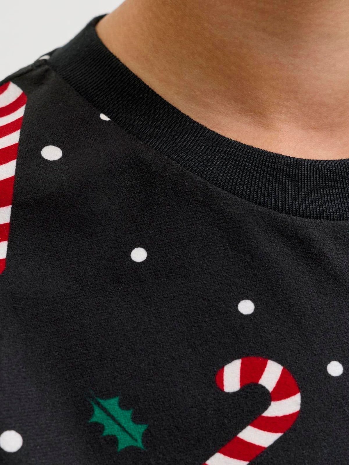 JACK & JONES Junior Black Christmas Pyjama Set - image 3