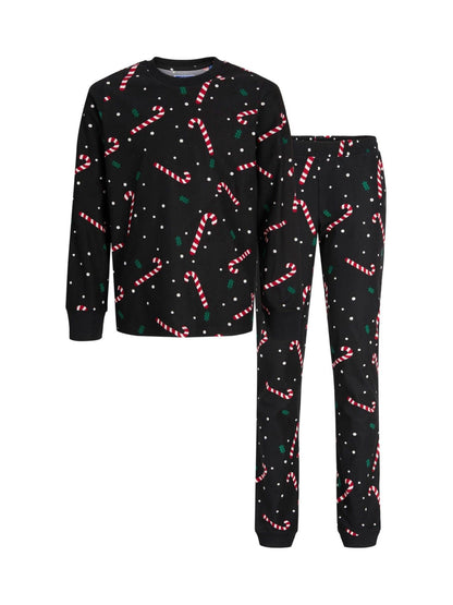 JACK & JONES Junior Black Christmas Pyjama Set - image 7