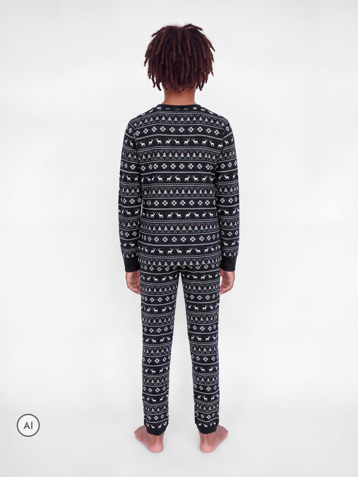 JACK & JONES Junior Blue Christmas Pyjama Set - image 2