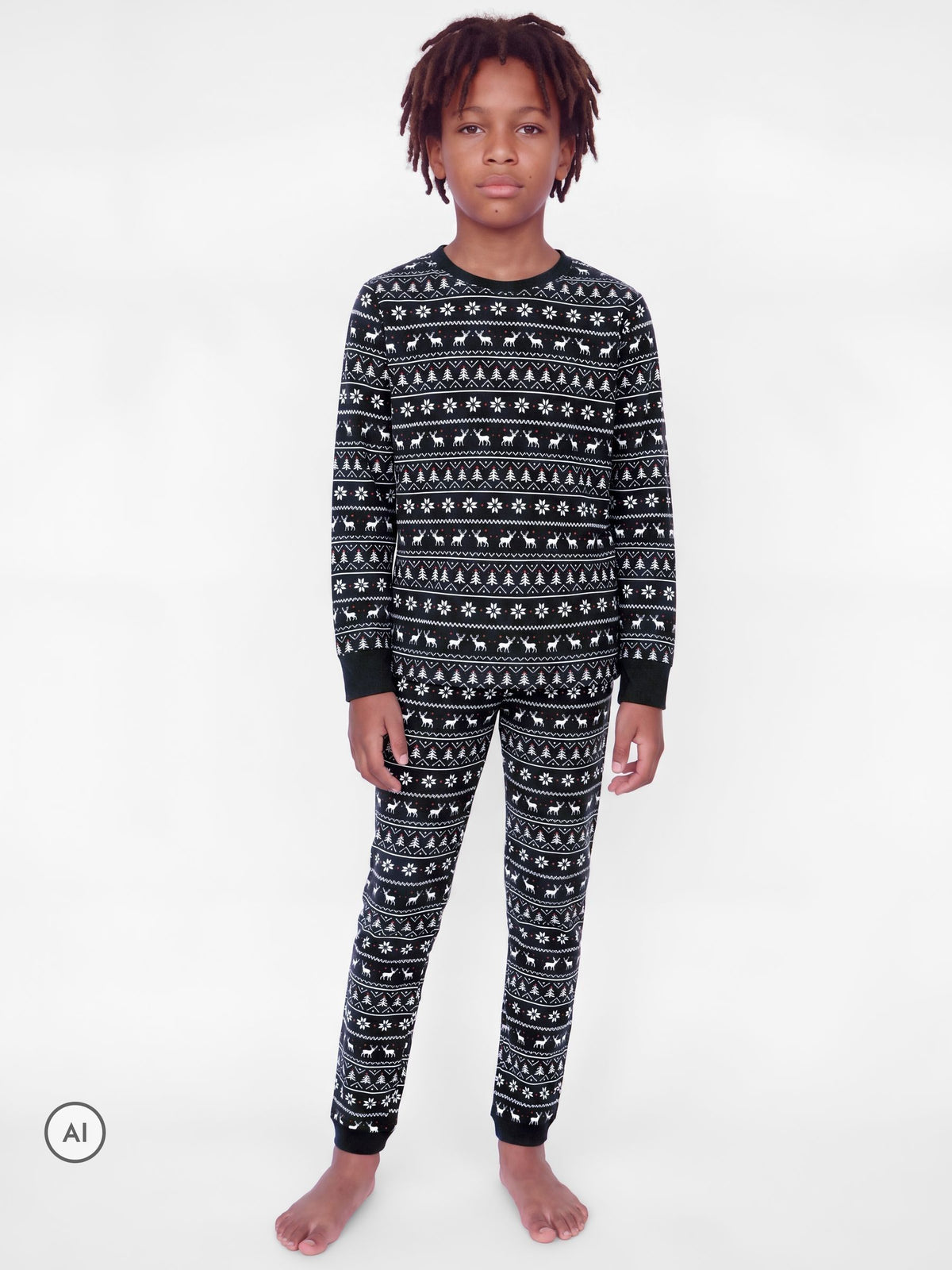 JACK & JONES Junior Blue Christmas Pyjama Set - image 3