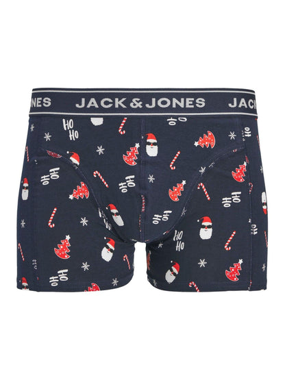 JACK & JONES Junior Blue Trunk and Sock Santa Print Gift Box - image 2