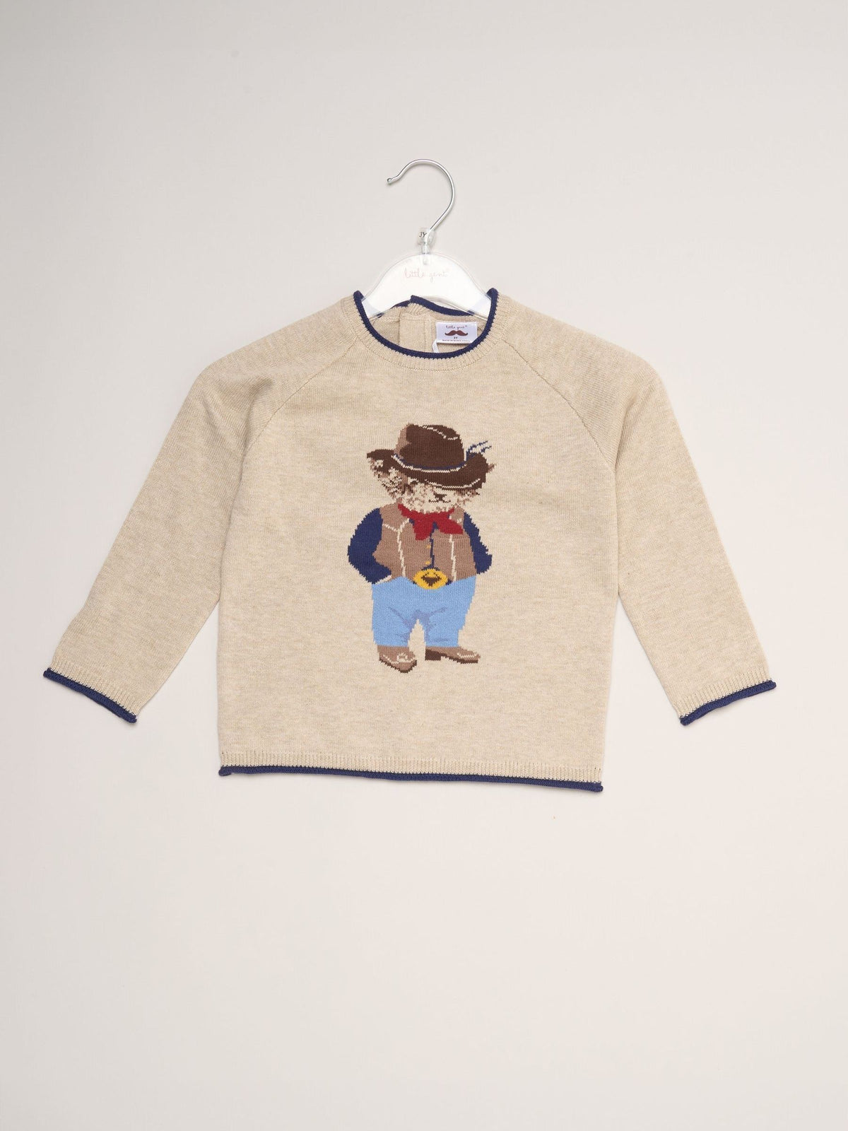Little Gent Cream True Knit Jumper - image 1