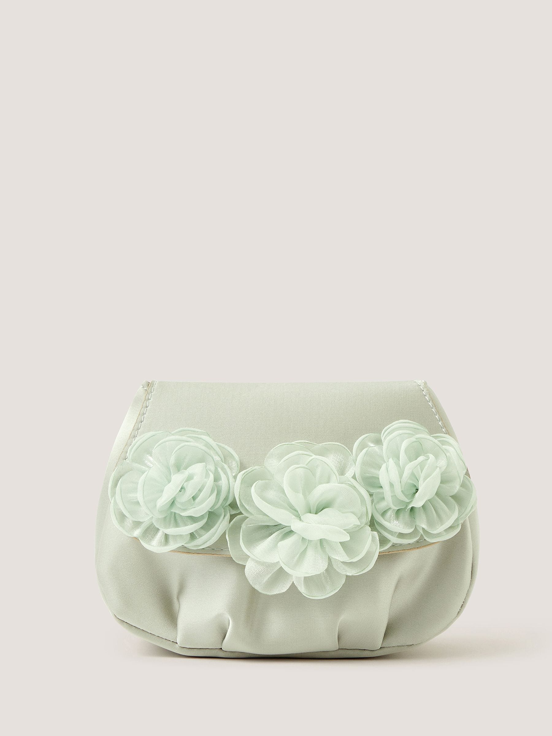 Dsiney Kidz - Monsoon Green Corsage Satin Bag image 1