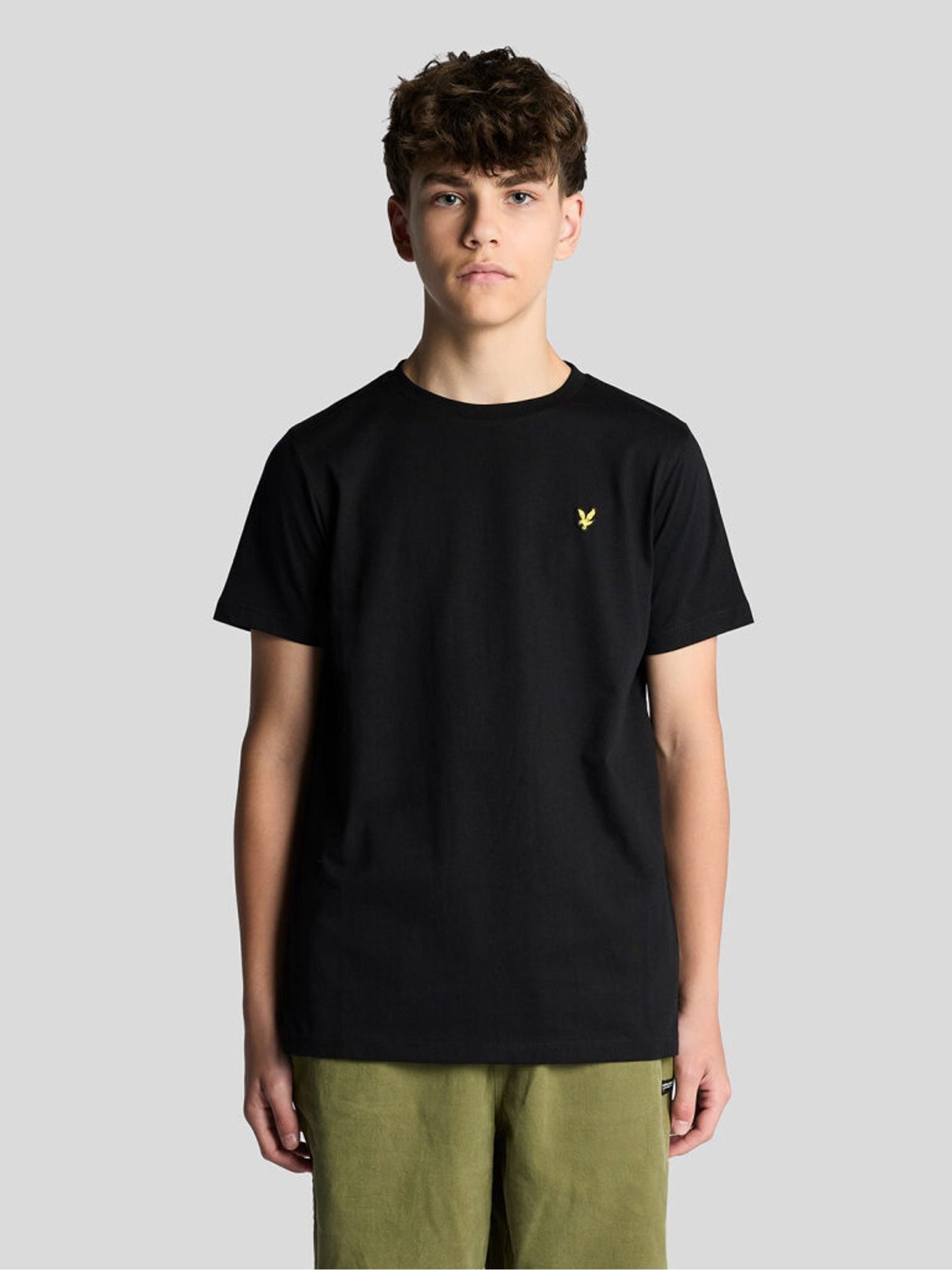 Dsiney Kidz - Lyle & Scott Black Crew Neck T-Shirt image 1