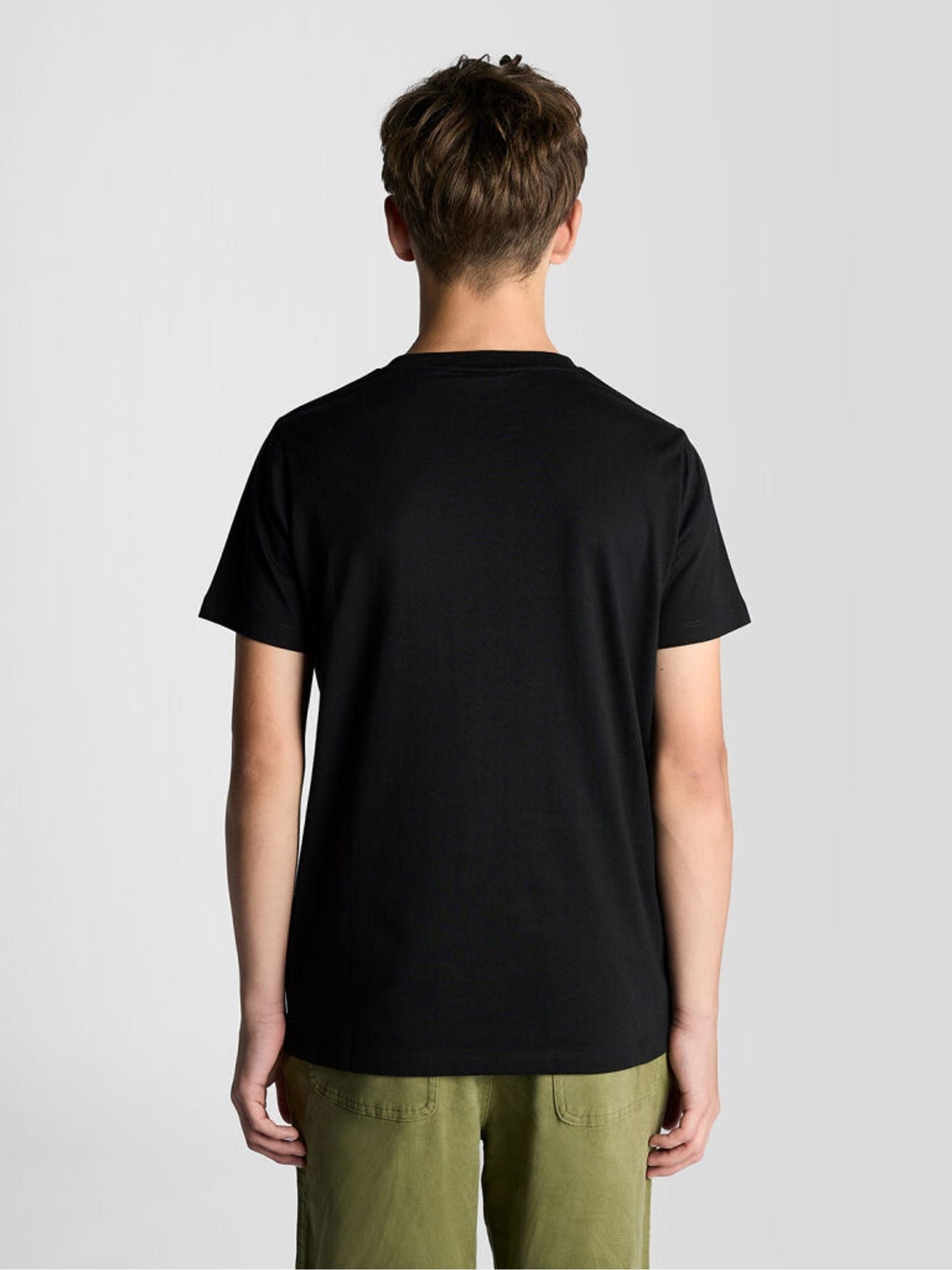 Dsiney Kidz - Lyle & Scott Black Crew Neck T-Shirt image 2
