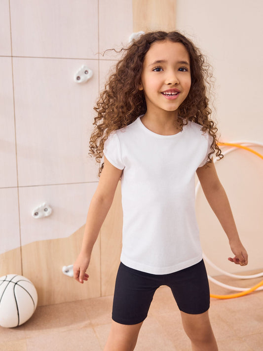 Dsiney Kidz - White 2 Pack Puff Sleeve T-Shirts (3-16yrs) image 2