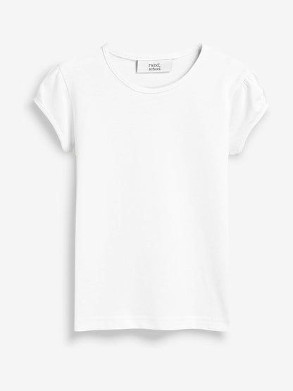 Dsiney Kidz - White 2 Pack Puff Sleeve T-Shirts (3-16yrs) image 5