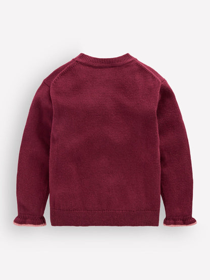 Dsiney Kidz - Boden Purple Everyday Frilled Cardigan image 2