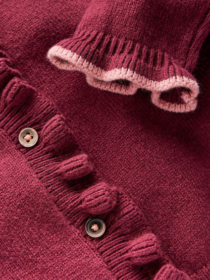 Dsiney Kidz - Boden Purple Everyday Frilled Cardigan image 3