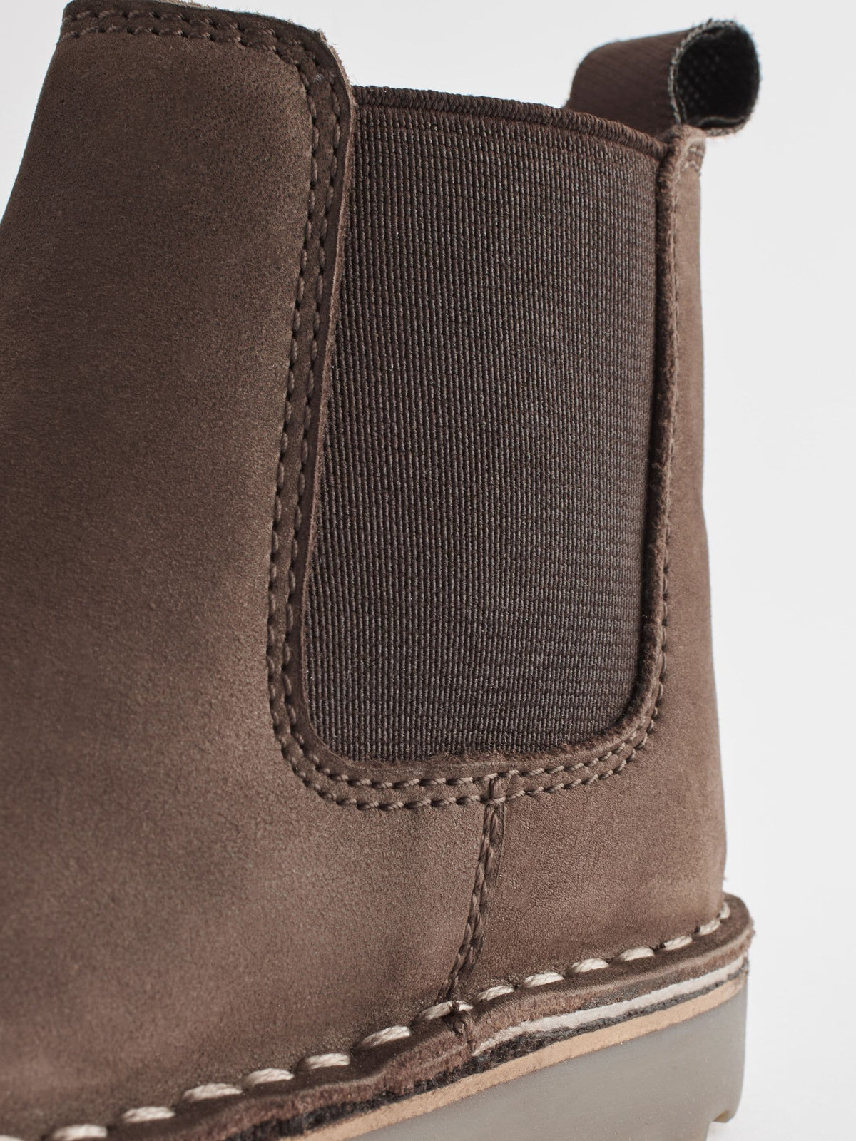 Dsiney Kidz - Chocolate Brown Wide Fit (G) Warm Lined Leather Chelsea Boots image 5