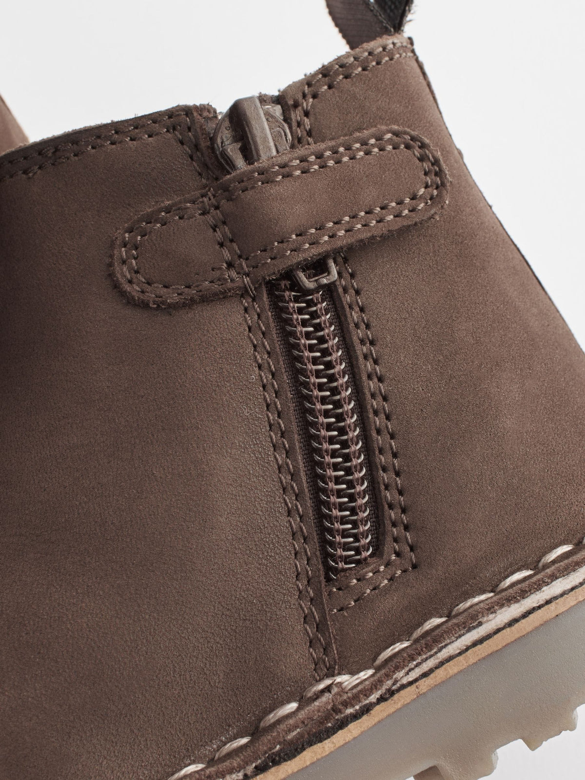 Dsiney Kidz - Chocolate Brown Wide Fit (G) Warm Lined Leather Chelsea Boots image 6