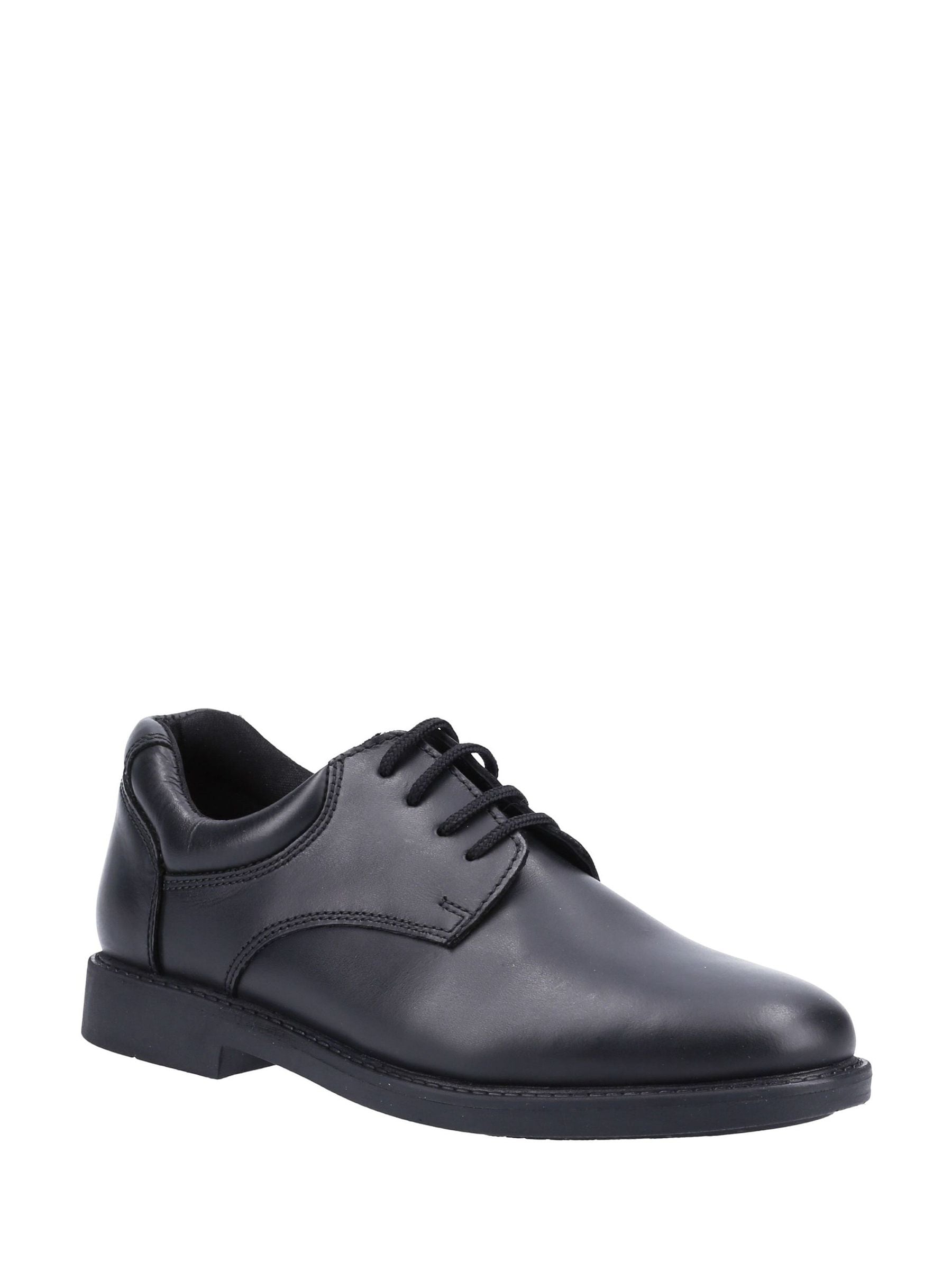 Hush Puppies Black Tim Senior School Shoes image 3