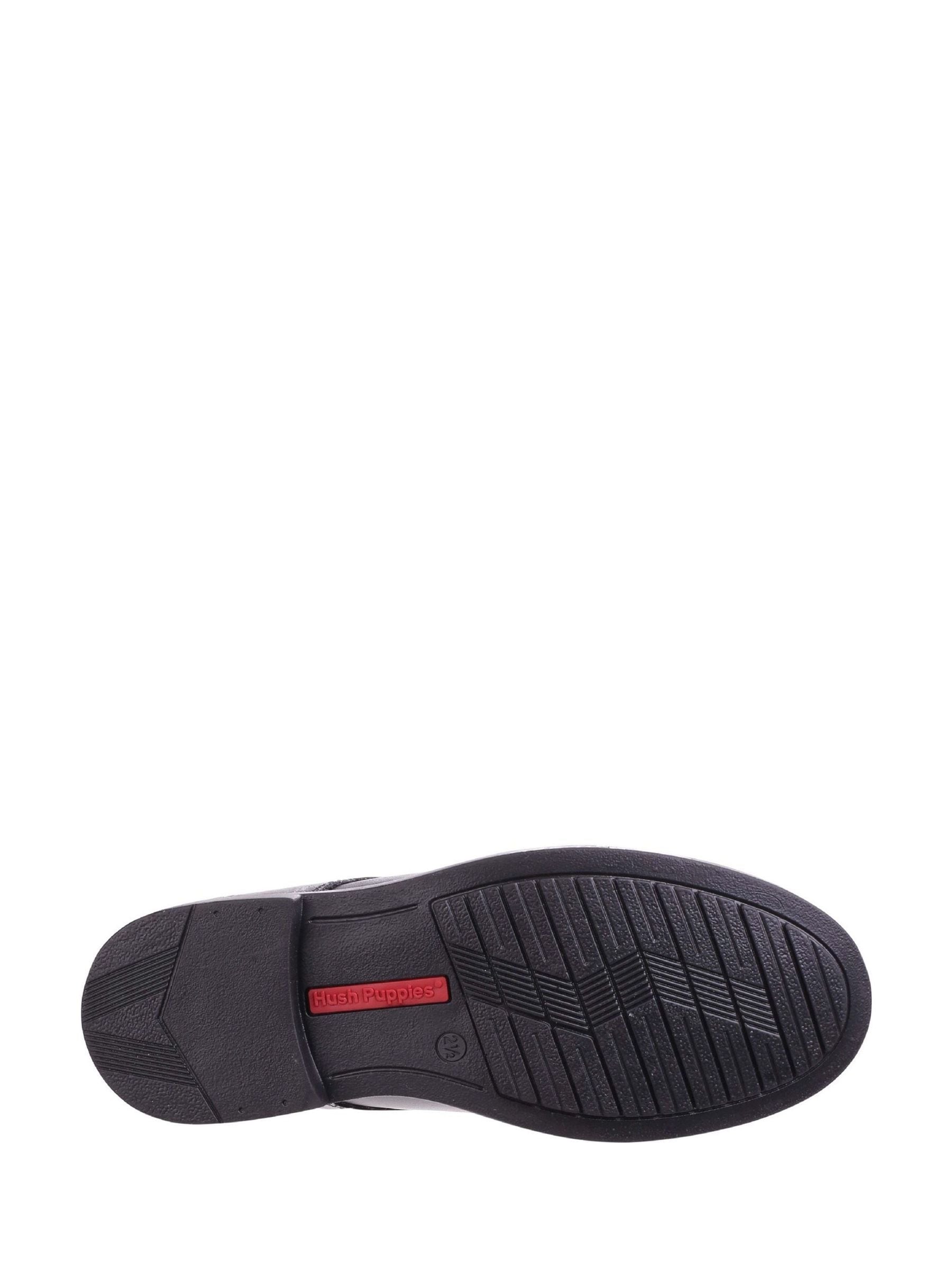 Hush Puppies Black Tim Senior School Shoes image 5