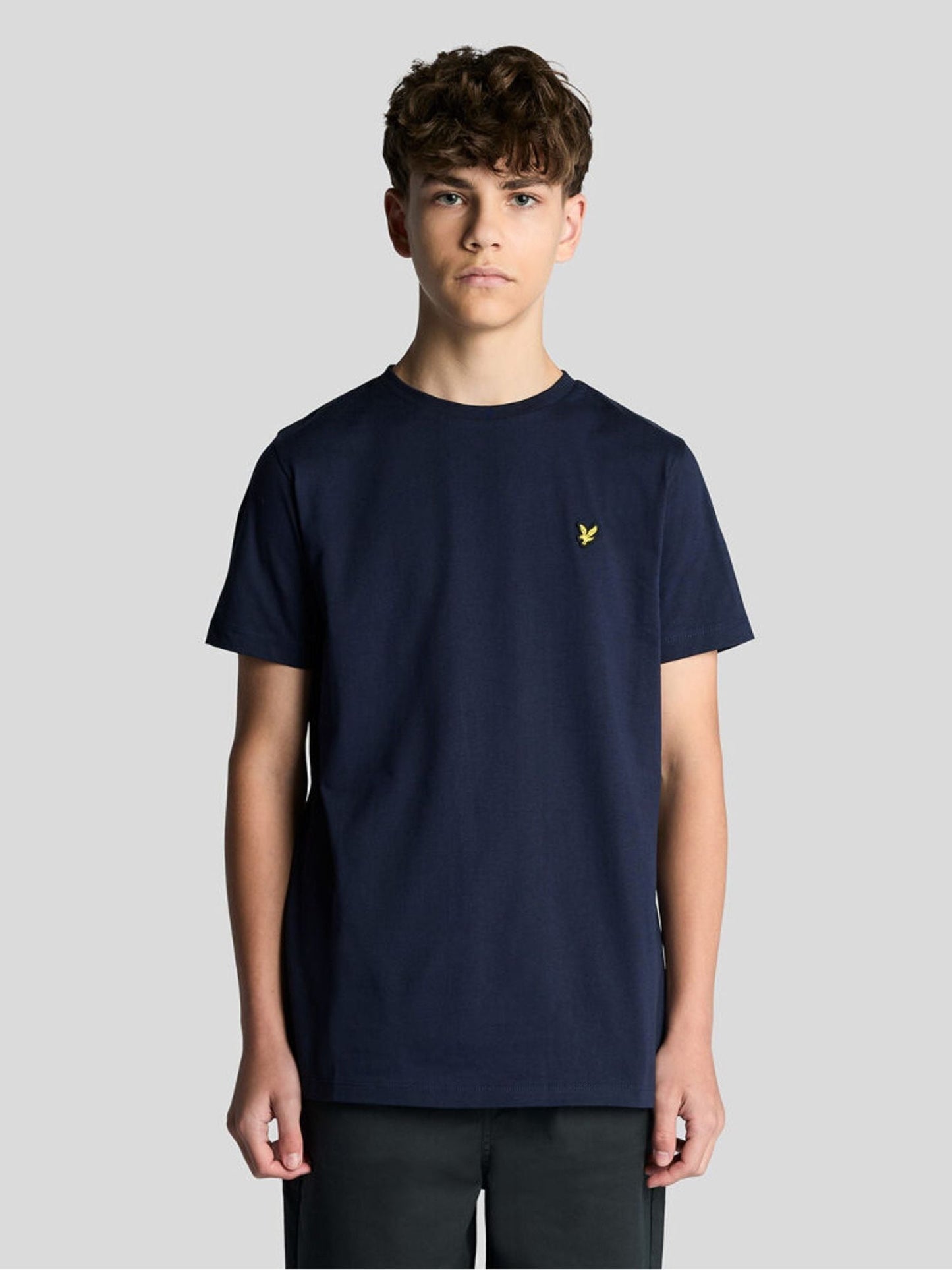 Dsiney Kidz - Lyle & Scott Navy Blue Crew Neck T-Shirt image 1