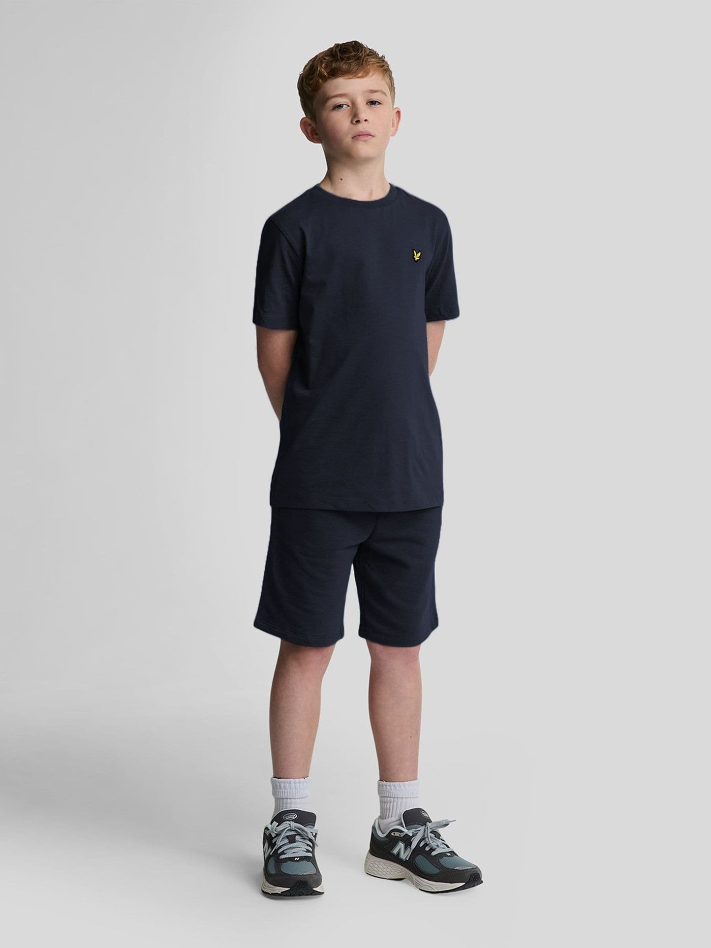 Dsiney Kidz - Lyle & Scott Navy Blue Crew Neck T-Shirt image 2