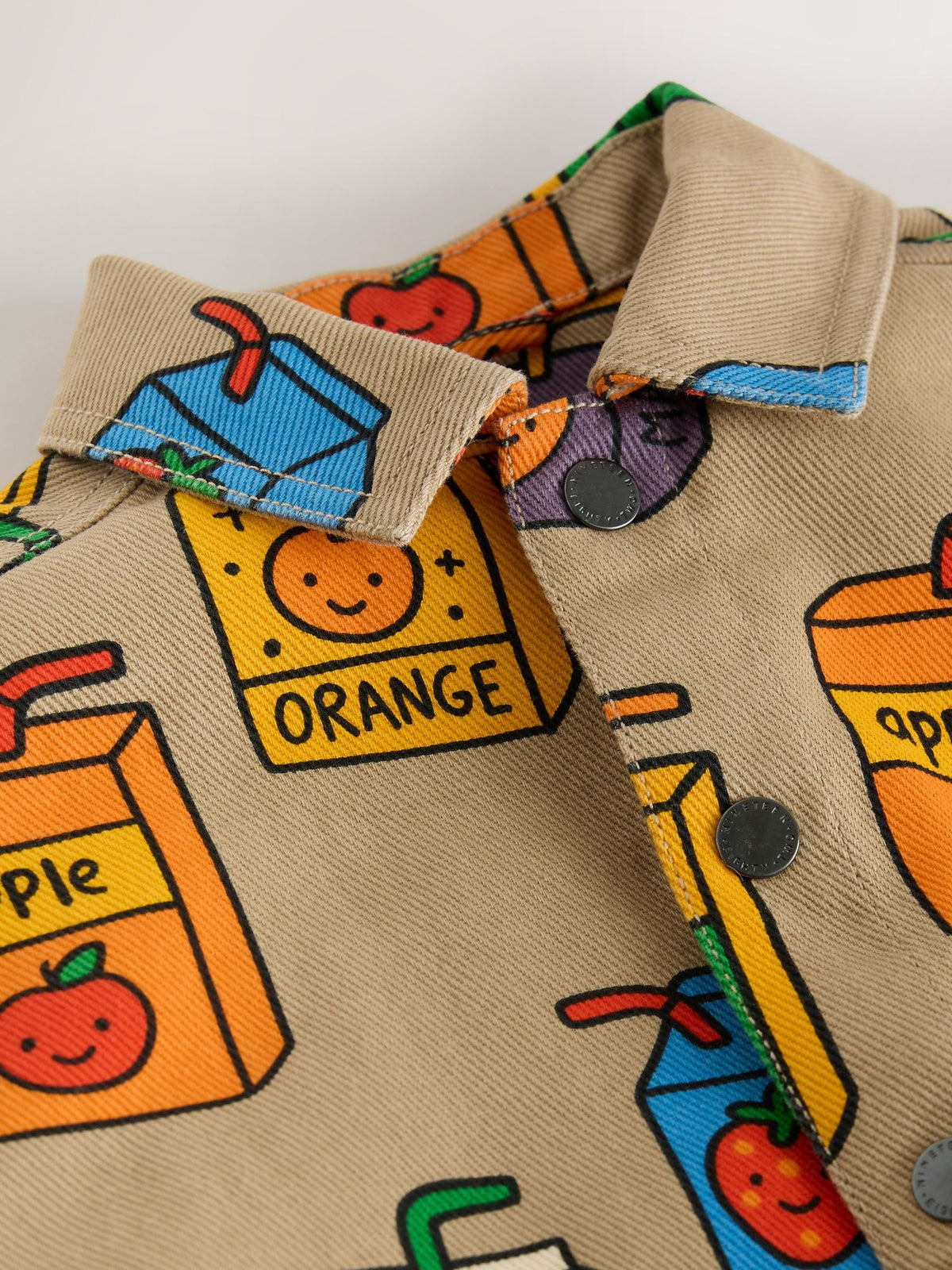 Tan Brown All Over Print Juice Box Twill Printed Overshirt (3mths-7yrs) - image 3