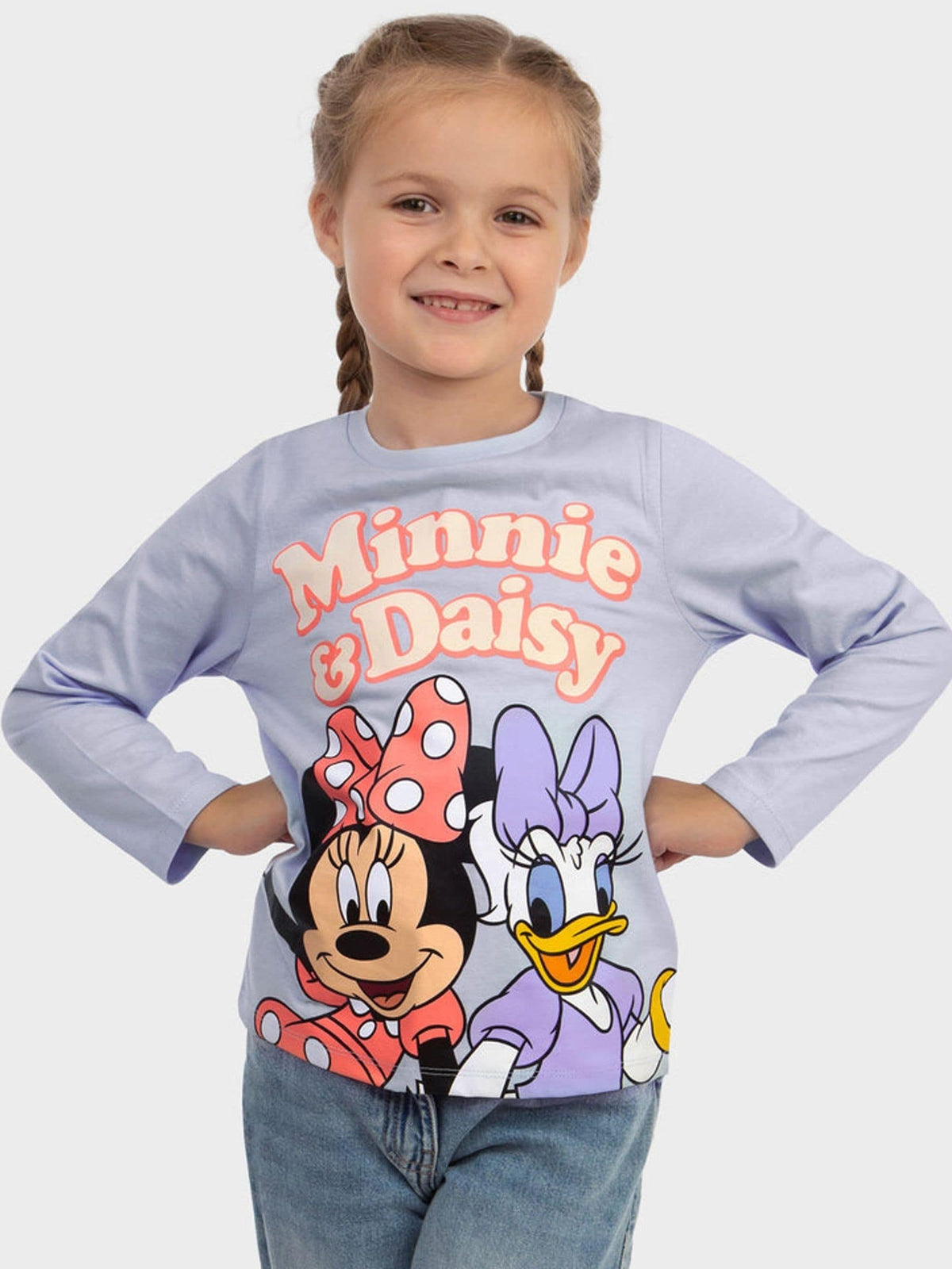 Character Blue Minnie Mouse Long Sleeve T-Shirt - image 7
