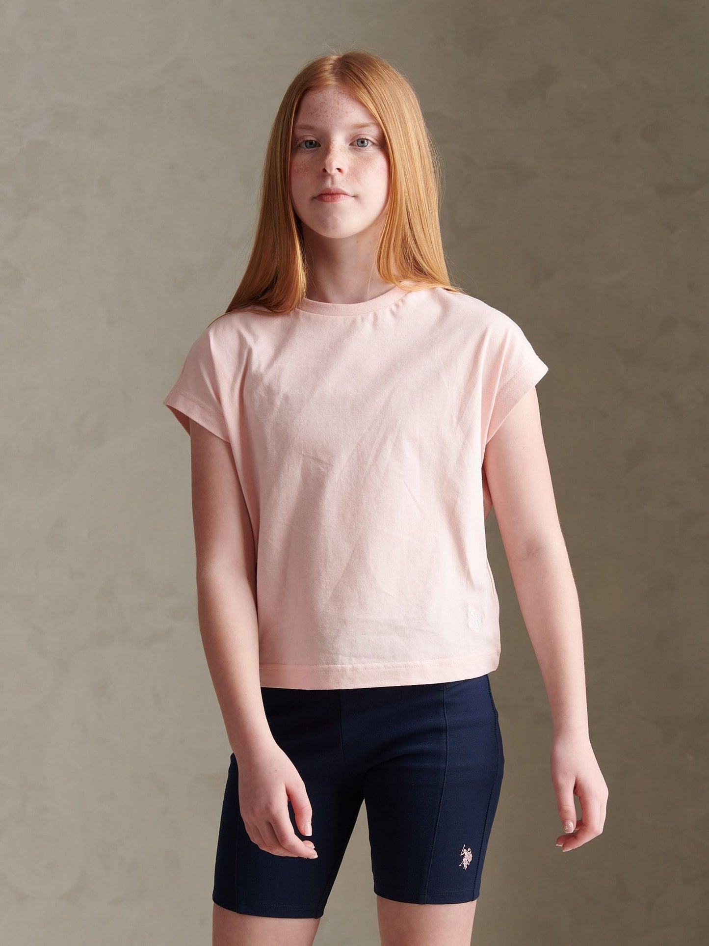Dsiney Kidz - U.S. Polo Assn Pink Cap Sleeve Tank Top image 1