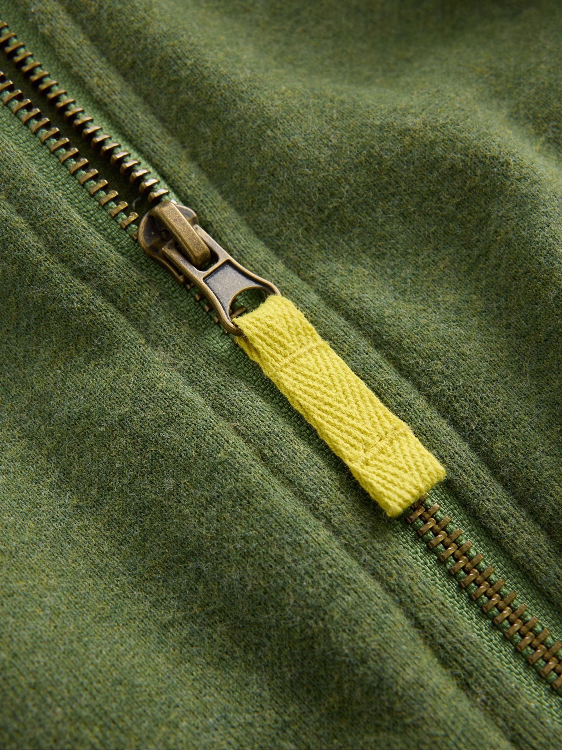 Dsiney Kidz - Boden Green Fleece Lined Bomber Jacket image 3