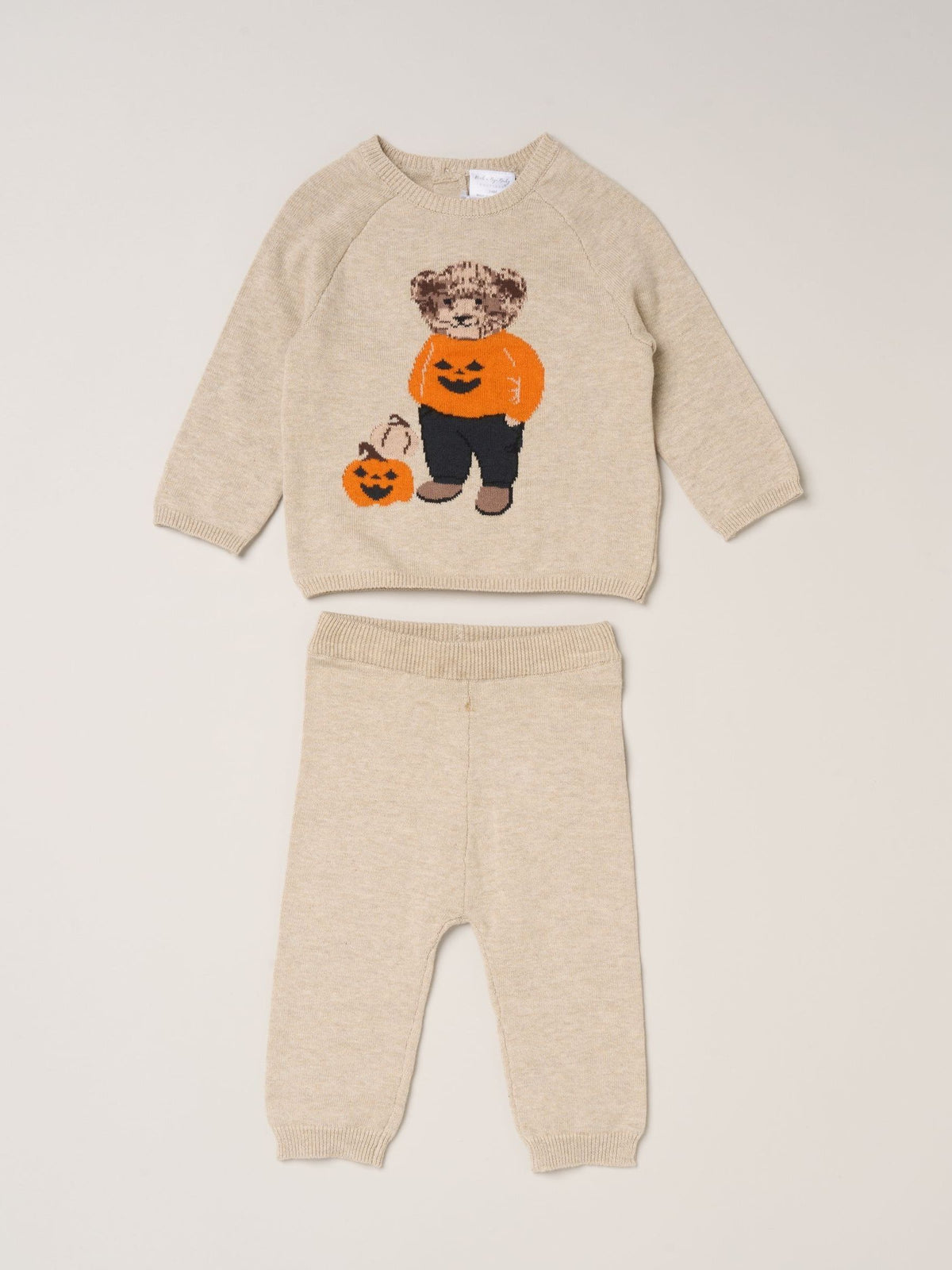 Rock-A-Bye Baby Boutique Brown True Knit Jumper and Leggings Set - image 2