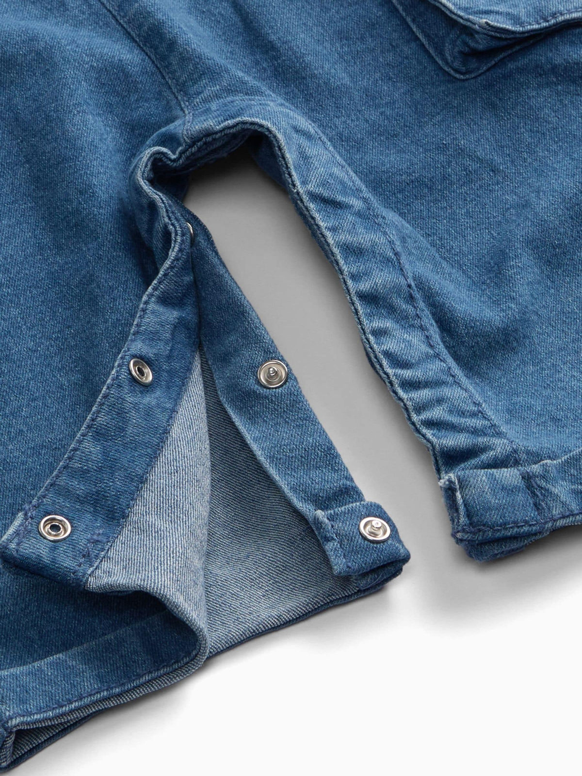 MORI Blue Denim Dungarees - image 2