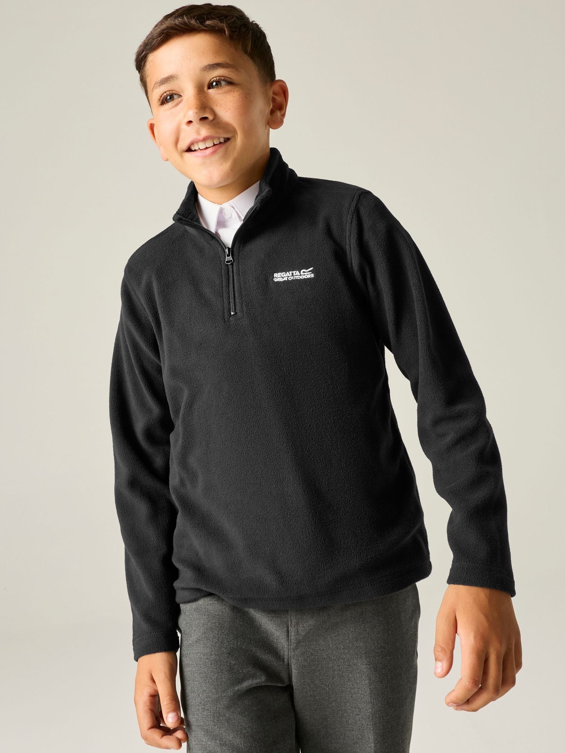 Dsiney Kidz - Regatta Black Hot Shot Half Zip Fleece image 1