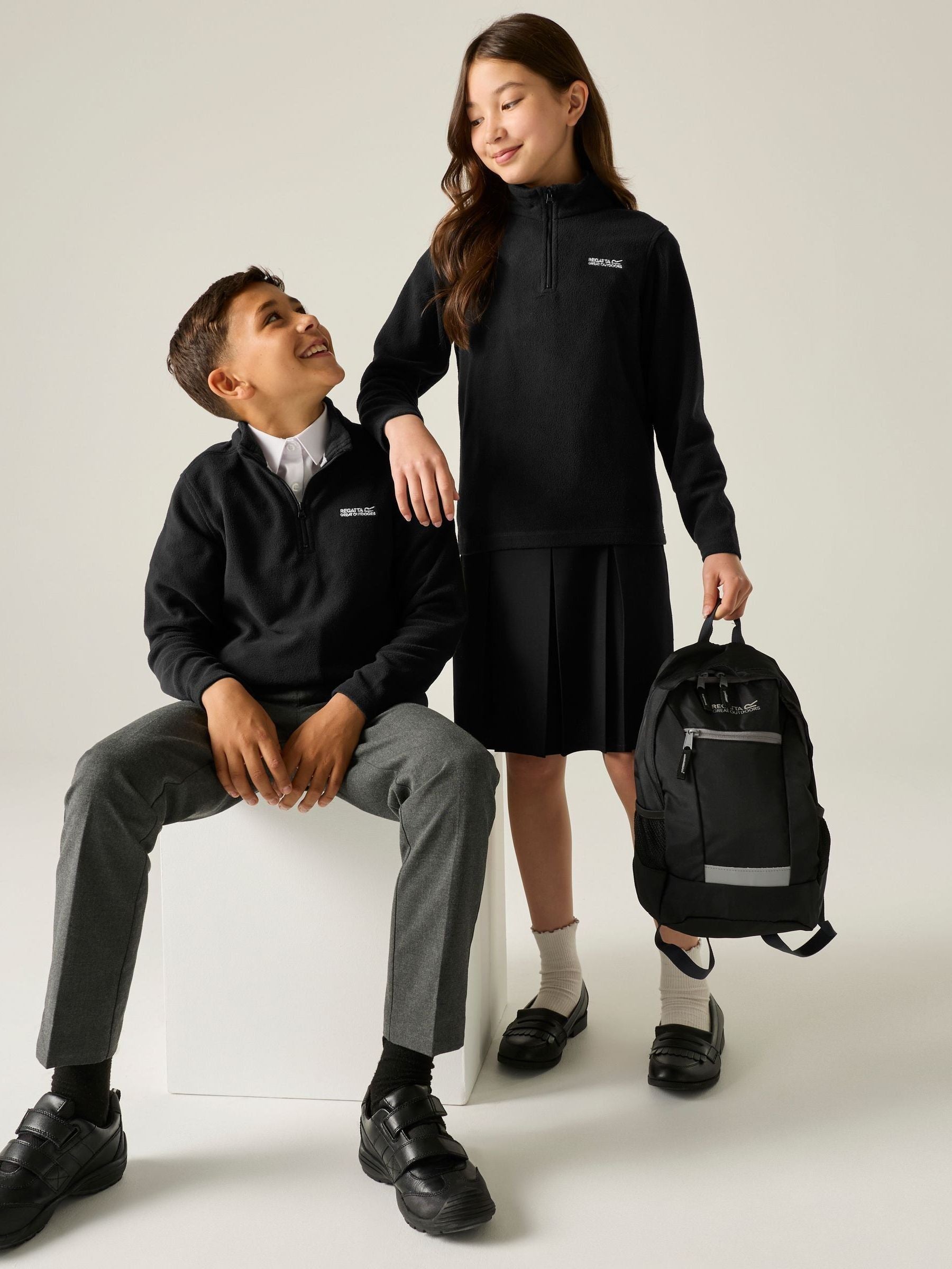 Dsiney Kidz - Regatta Black Hot Shot Half Zip Fleece image 4