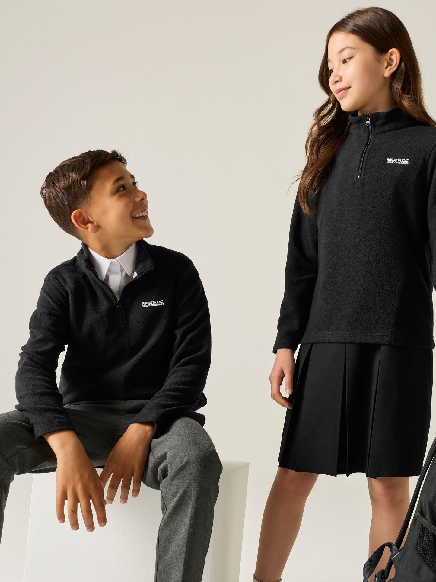 Dsiney Kidz - Regatta Black Hot Shot Half Zip Fleece image 5