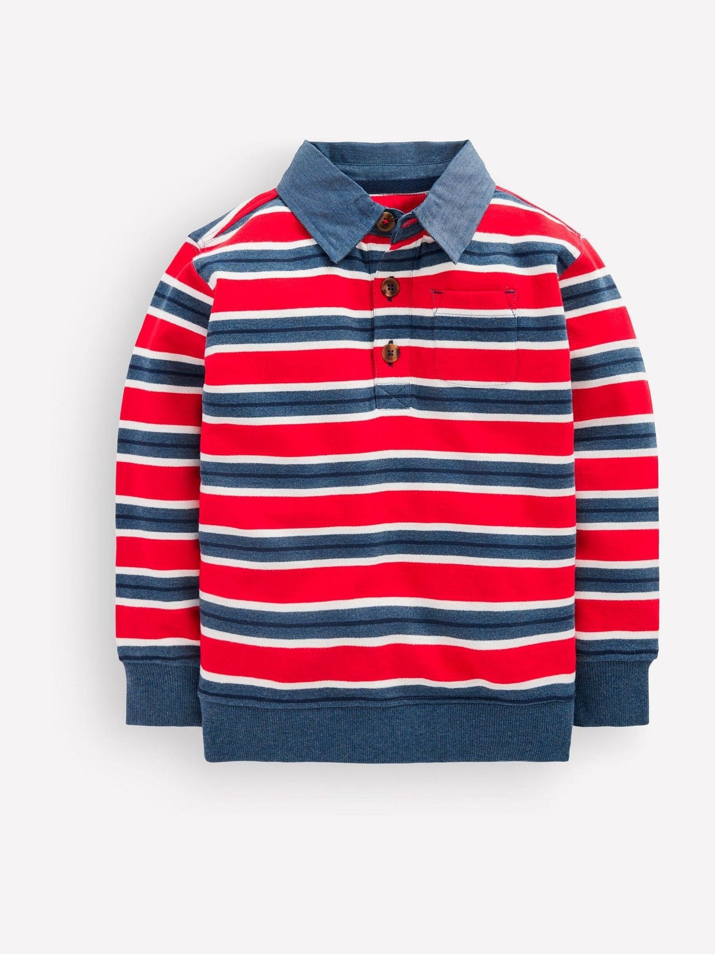 Dsiney Kidz - Boden Red Smart Collared Sweatshirt image 1