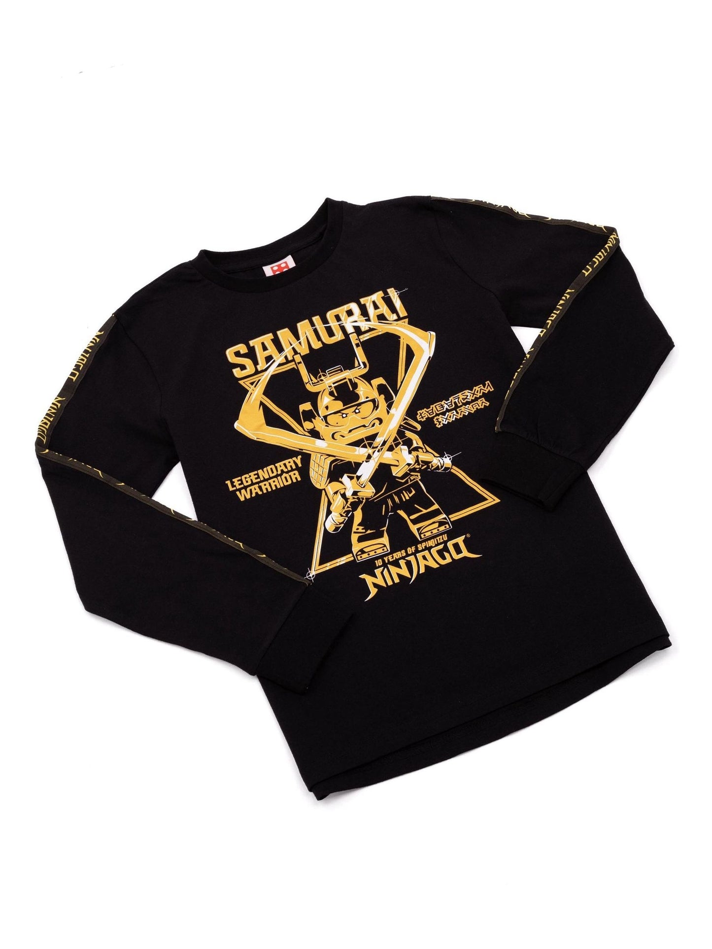 Dsiney Kidz - Vanilla Underground Black Lego Ninjago Long Sleeved 100% Cotton T-Shirt image 2