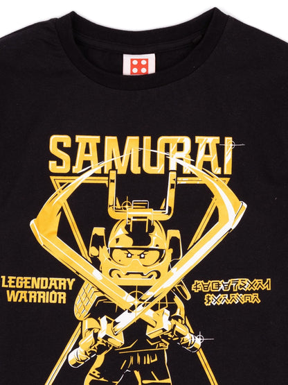Dsiney Kidz - Vanilla Underground Black Lego Ninjago Long Sleeved 100% Cotton T-Shirt image 3