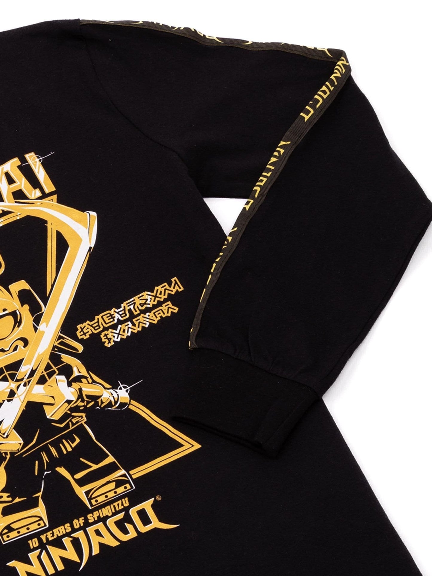 Dsiney Kidz - Vanilla Underground Black Lego Ninjago Long Sleeved 100% Cotton T-Shirt image 4