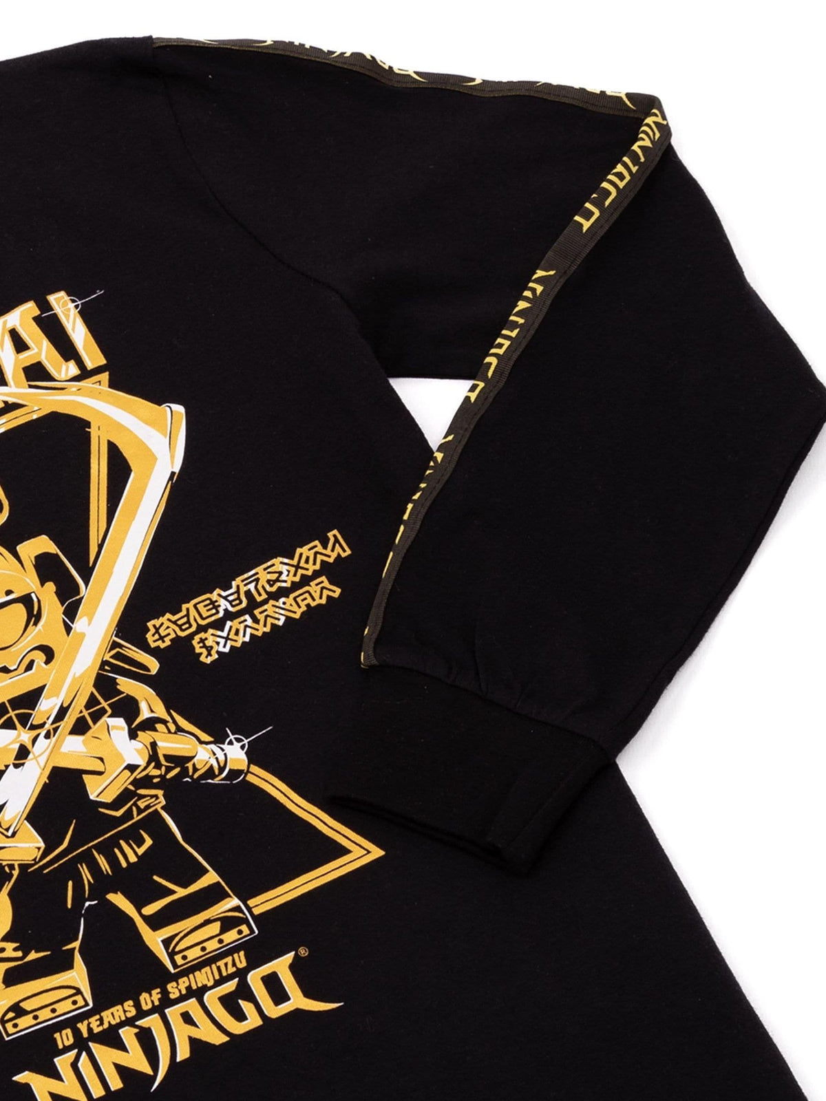 Dsiney Kidz - Vanilla Underground Black Lego Ninjago Long Sleeved 100% Cotton T-Shirt image 4