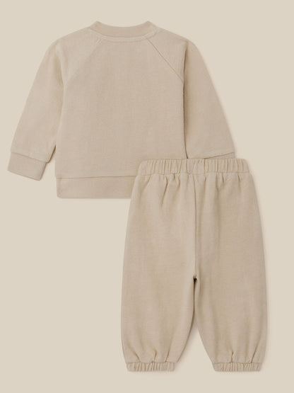 Monsoon Natural Newborn Penguin Cotton Sweatshirt & Joggers Set - image 2
