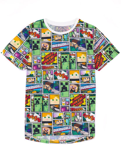 Dsiney Kidz - Vanilla Underground White Minecraft T-Shirt image 1