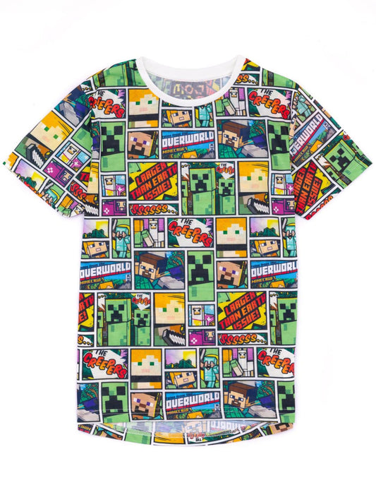 Dsiney Kidz - Vanilla Underground White Minecraft T-Shirt image 1