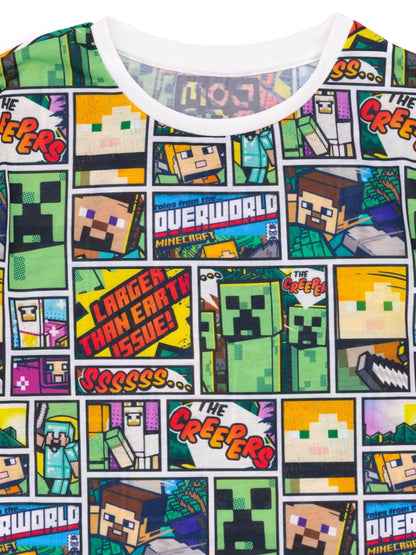 Dsiney Kidz - Vanilla Underground White Minecraft T-Shirt image 2