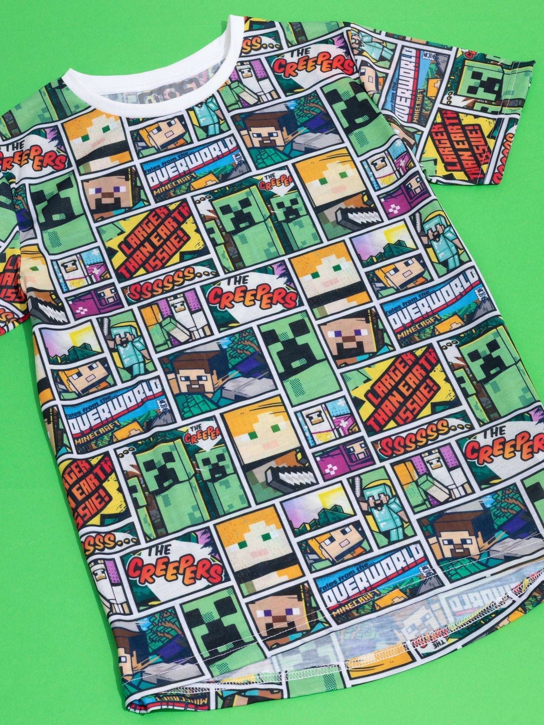 Dsiney Kidz - Vanilla Underground White Minecraft T-Shirt image 3