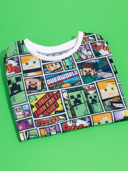 Dsiney Kidz - Vanilla Underground White Minecraft T-Shirt image 4