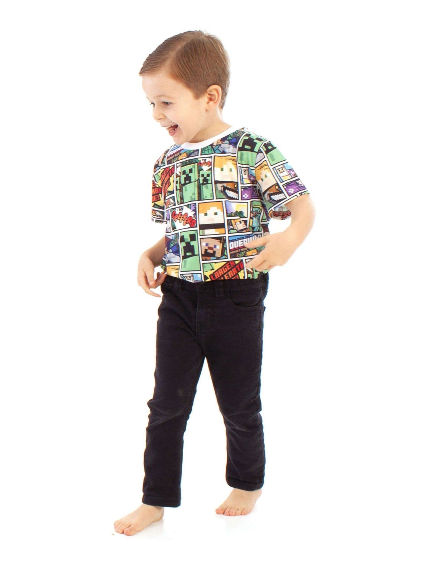 Dsiney Kidz - Vanilla Underground White Minecraft T-Shirt image 6